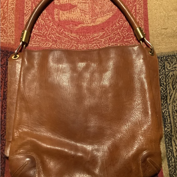 “Michael Kors” Brown Leather with brass studs - Picture 3 of 6